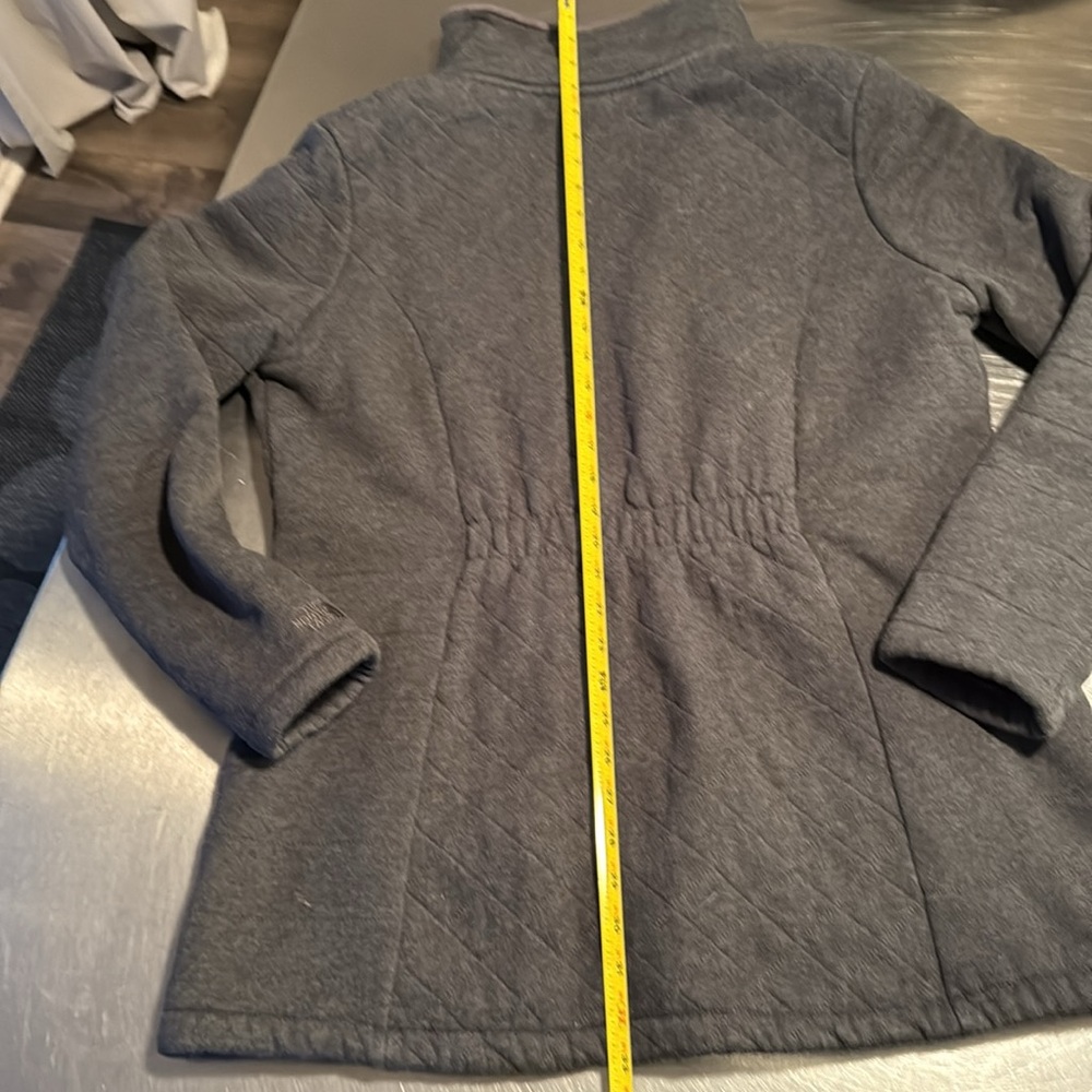 The North Face Charcoal Caraluna Fleece Jacket-XL - Picture 7 of 8